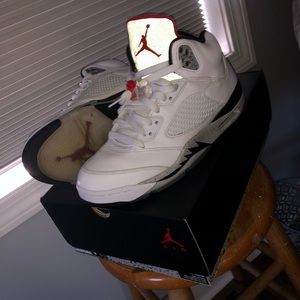 Jordan 5 White Cement